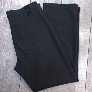 Alberto Mens Tom Dress Pants Size 34x31 Black Comfort Fit Ceramica Straight Leg